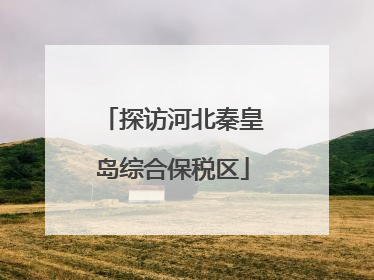 探访河北秦皇岛综合保税区